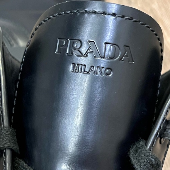 PRADA Monolith Leather and Re-Nylon Boots - 💯 AUTHENTIC - SZ 9 - Picture 10 of 15